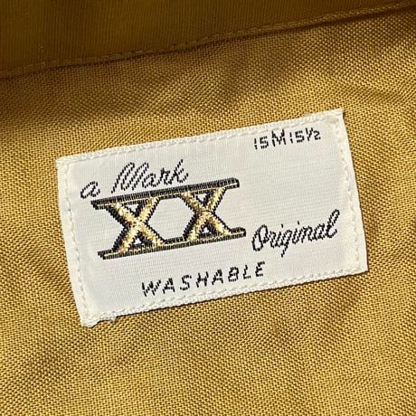 1960's A Mark XX Rayon L/S Shirt