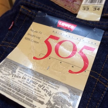 1990's Levi's 505 Denim Pants Deadstock