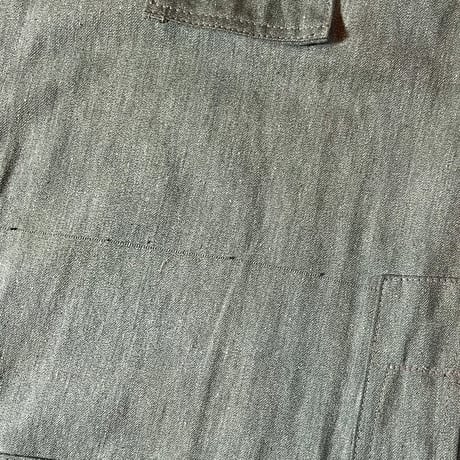 1940's〜 CARTER'S Green Covert Shop Coat Deadstock