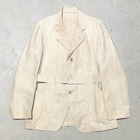 1930's Oregon Textile Mills Co. Linen Norfolk Jacket