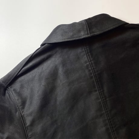 1940's〜 A  ST.MICHEL Black Moleskin Jacket Deadstock