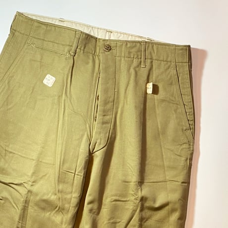 1940's US.ARMY Chino Trousers With Liner Deadstock
