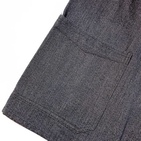 1950's French Unknown Black Chambray Work Jacket