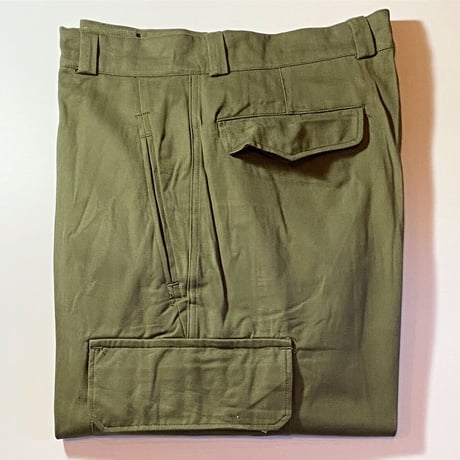 1950〜60's French Army M-47 Herringbone Trousers Deadstock