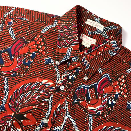 1960's Wm.F.Powers&Co. Batik S/S Shirt