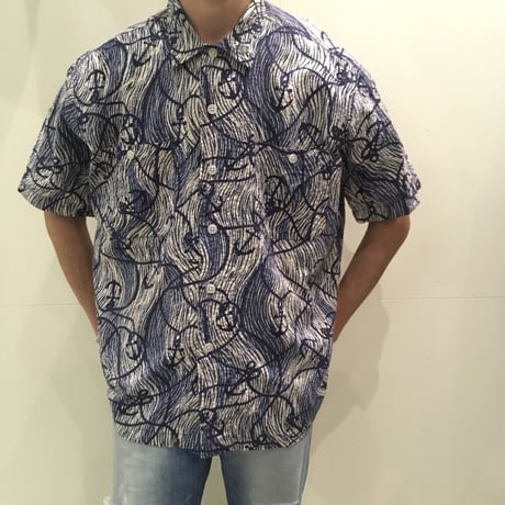 1990's POLO SPORT Seersucker S/S Shirt