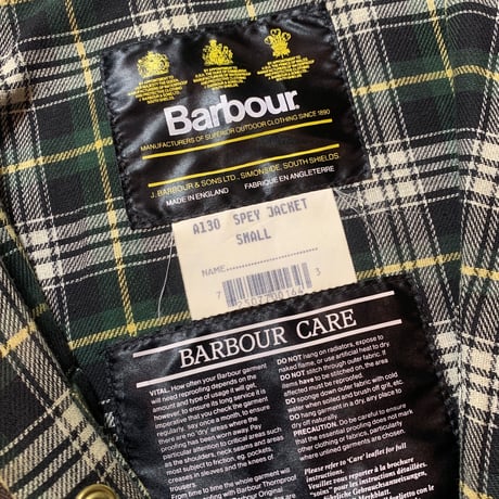 1990's Barbour Spey Oiled Fishing Jacket