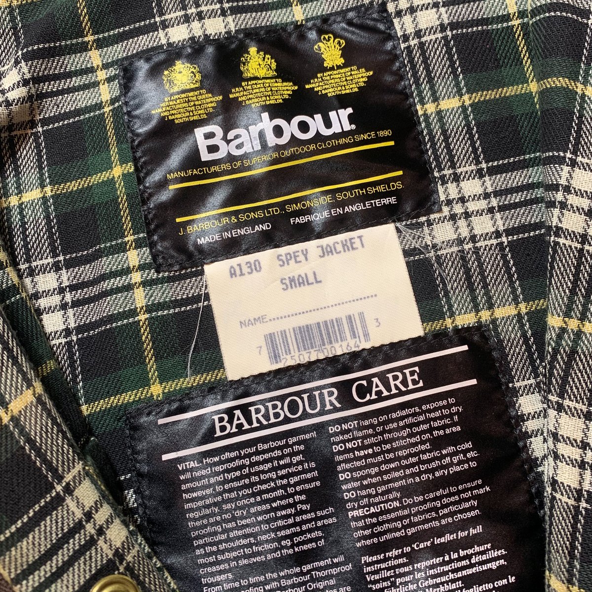 1990's Barbour Spey Oiled Fishing Jacket | Unwave