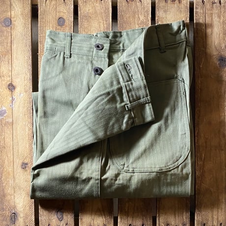 1940's USMC P-41 Herringbone Trousers Deadstock