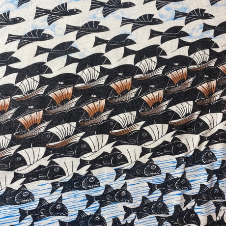 1990's ANDAZIA M.C.ESCHER Printed Tee