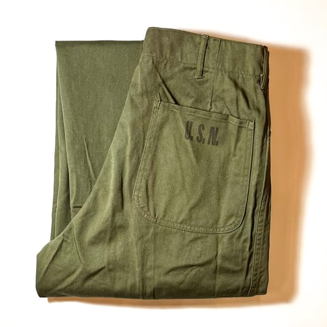 1940's US.NAVY N-3 Cotton Twill Trousers Deadstock