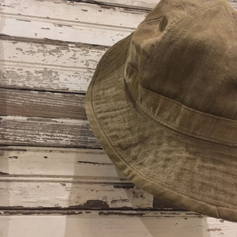1910's〜 US.ARMY Brown Denim Hat | Unwave