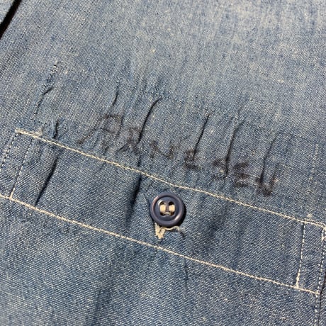 1950's US.NAVY Chambray L/S Shirt