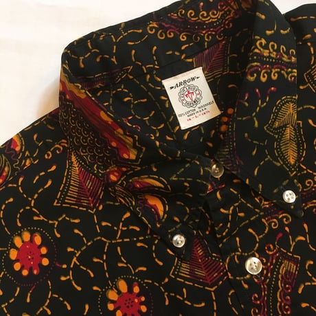 1960's ARROW Batik S/S Shirt