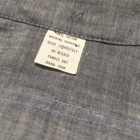 1960's Unknown Chambray L/S Shirt Deadstock