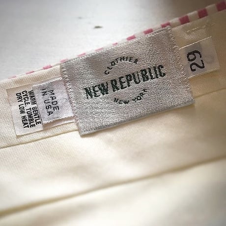 1980's NEW REPUBLIC Crazy Pattern Seersucker Short Pants