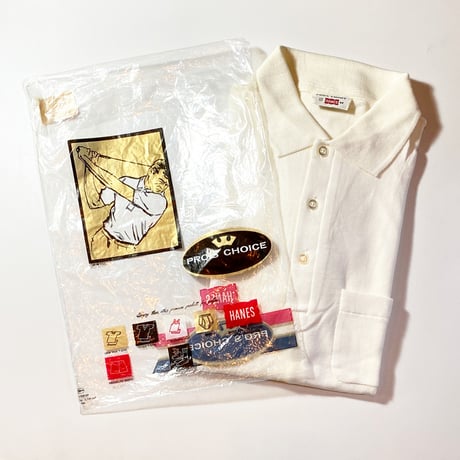 1960's Hanes Polo S/S Shirt Deadstock