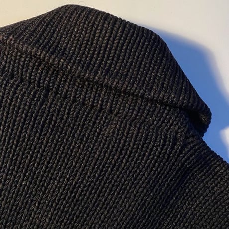 1930's〜 Unknown Shawl Collar Cardigan Black