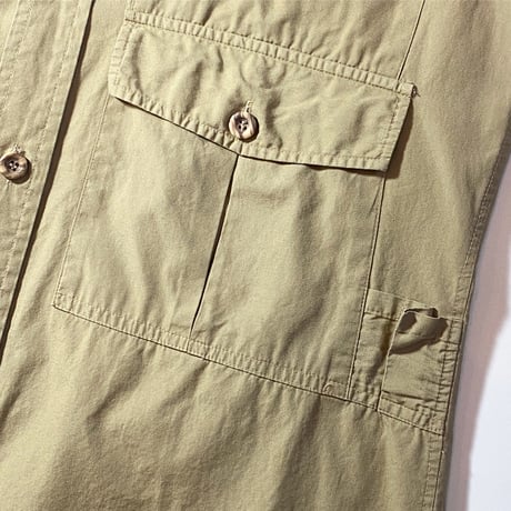 1980's L.L.Bean Poplin Fishing L/S Shirt