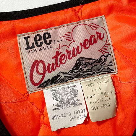 1980's Lee Quilting Vest Deadstock