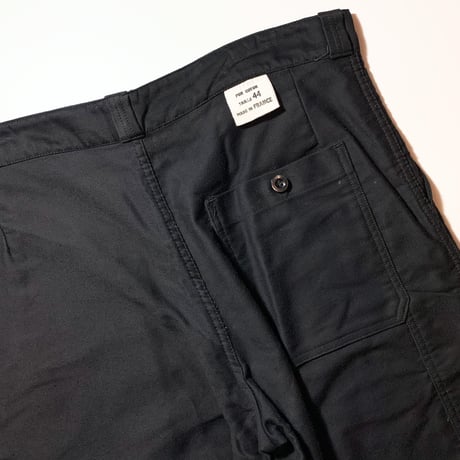 1950's〜 French Unknown Black Moleskin Trousers
