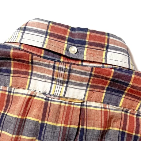 1960's GANT Indian Madras S/S Shirt