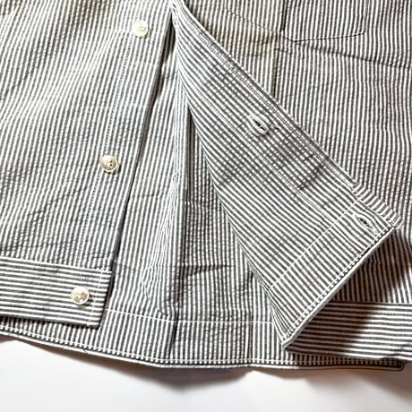 1960's GOLDEN AWARD Seersucker S/S Shirt Deadstock