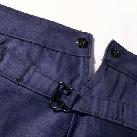 1930〜40's French Unknown Moleskin Trousers Deadstock