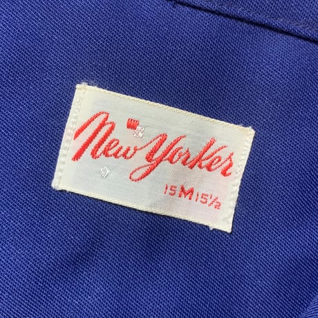 1950's New yorker Rayon L/S Shirt Deadstock