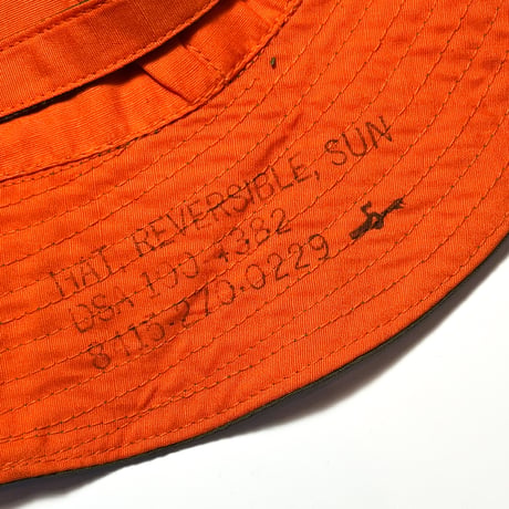 1960's US.ARMY Reversible Sun Hat Deadstock