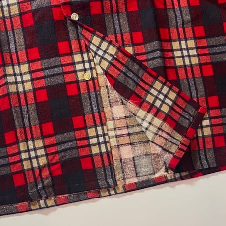 1960's〜 DONLIN Flannel L/S Shirt Deadstock