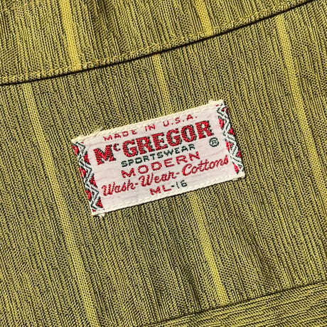 1960's McGREGOR L/S Shirt