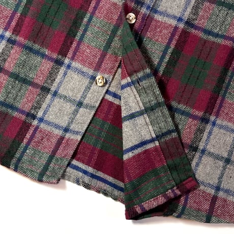 1990's FIVE BROTHER Heavy Flannel L/S Shirt