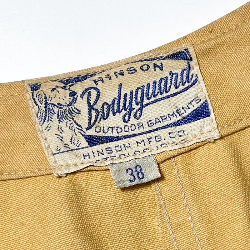 【最終値下げ】1950s HINSON Bodyguard ハンティング ベスト 最終値下げ】1950s HINSON Bodyguard ハンティング ベスト