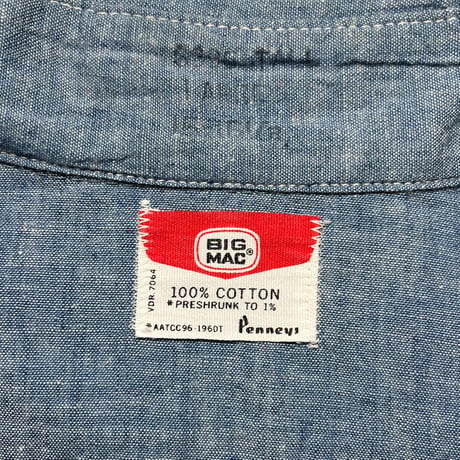 1960's BIG MAC Chambray L/S Shirt