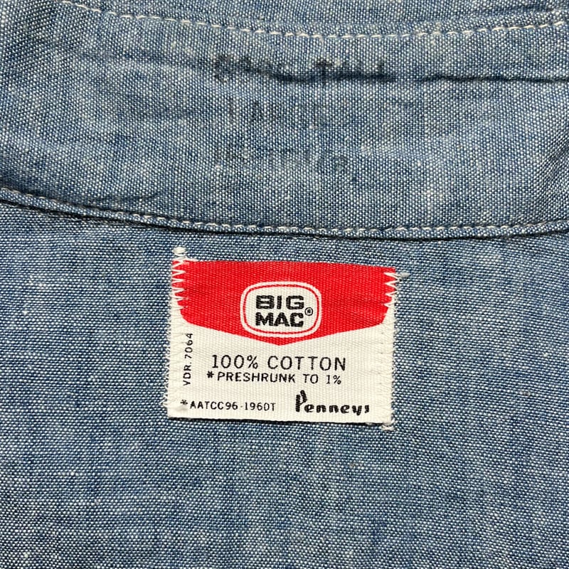 1960's BIG MAC Chambray L/S Shirt | Unwave