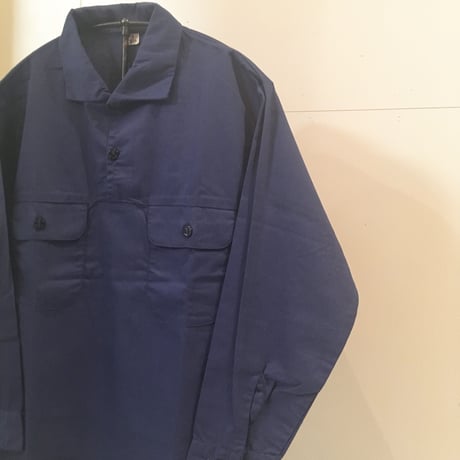 1970's US.NAVY Utility Pullover L/S Shirt Deadstock
