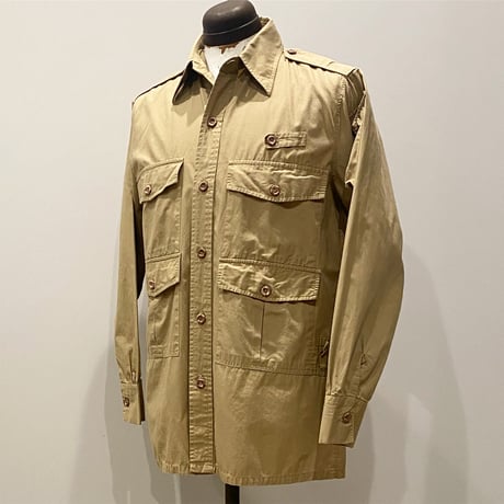 1980's L.L.Bean Poplin Fishing L/S Shirt