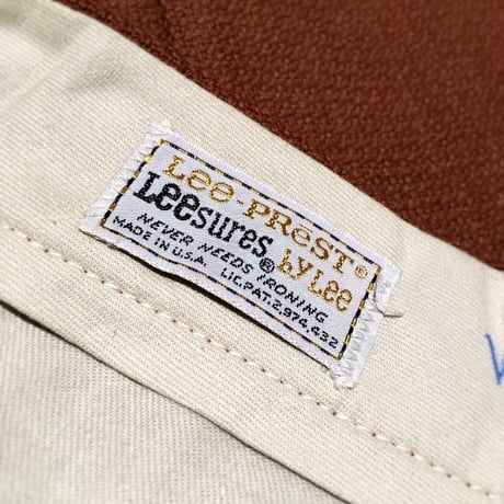 1960's Lee Leesures Tapered Pants Deadstock