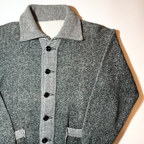 1950's Unknown Salt&Pepper Sweat Cardigan