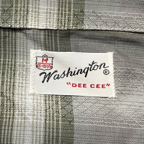 1960's WASHINGTON DEE CEE S/S Shirt Deadstock