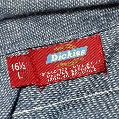 1970's Dickies Chambray L/S Shirt Deadstock