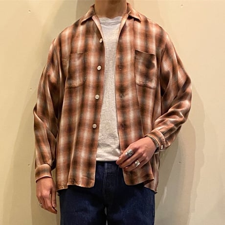 1960's Strad-O-Woodman Rayon L/S Shirt