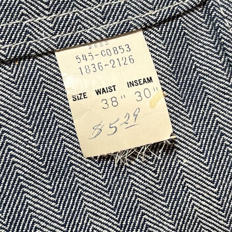 1960's BIG MAC Herringbone Overall Deadstock
