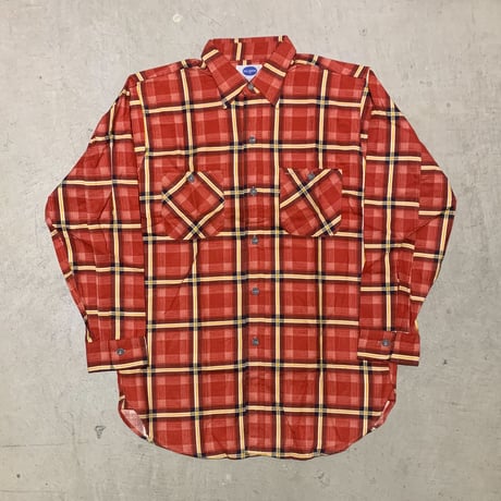 1950's PILGRIM Flannel L/S Shirt Deadstock