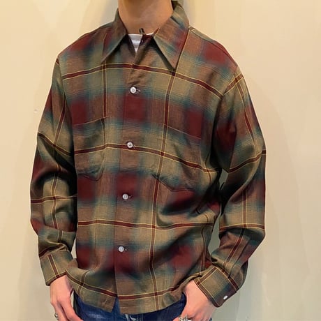 1960〜70's TOWNCRAFT Rayon L/S Shirt
