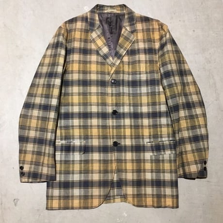 1960's Unknown Indian Madras Tailored Jacket