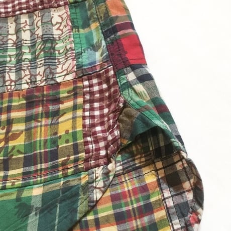 2000's〜 Polo by Ralph Lauren Madras Patchwork L/S Shirt