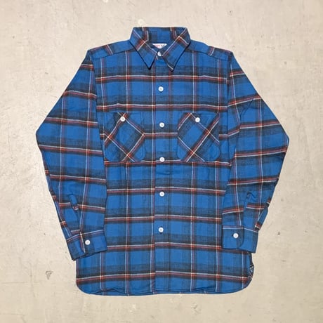 1950〜60's Winter King Heavy Flannel L/S Shirt Deadstock