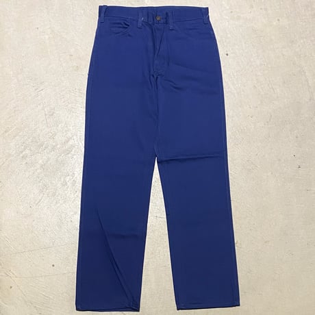 1960's Levi's 518 Cotton Satin Tapered Pants Deadstock